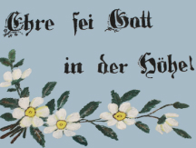 Ehre sei Gott in der Höhe!